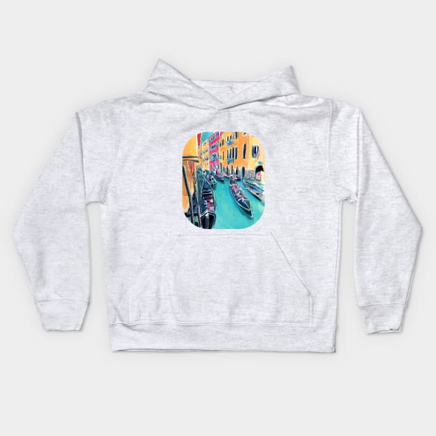 Venice Kids Hoodie by Lyara Costa